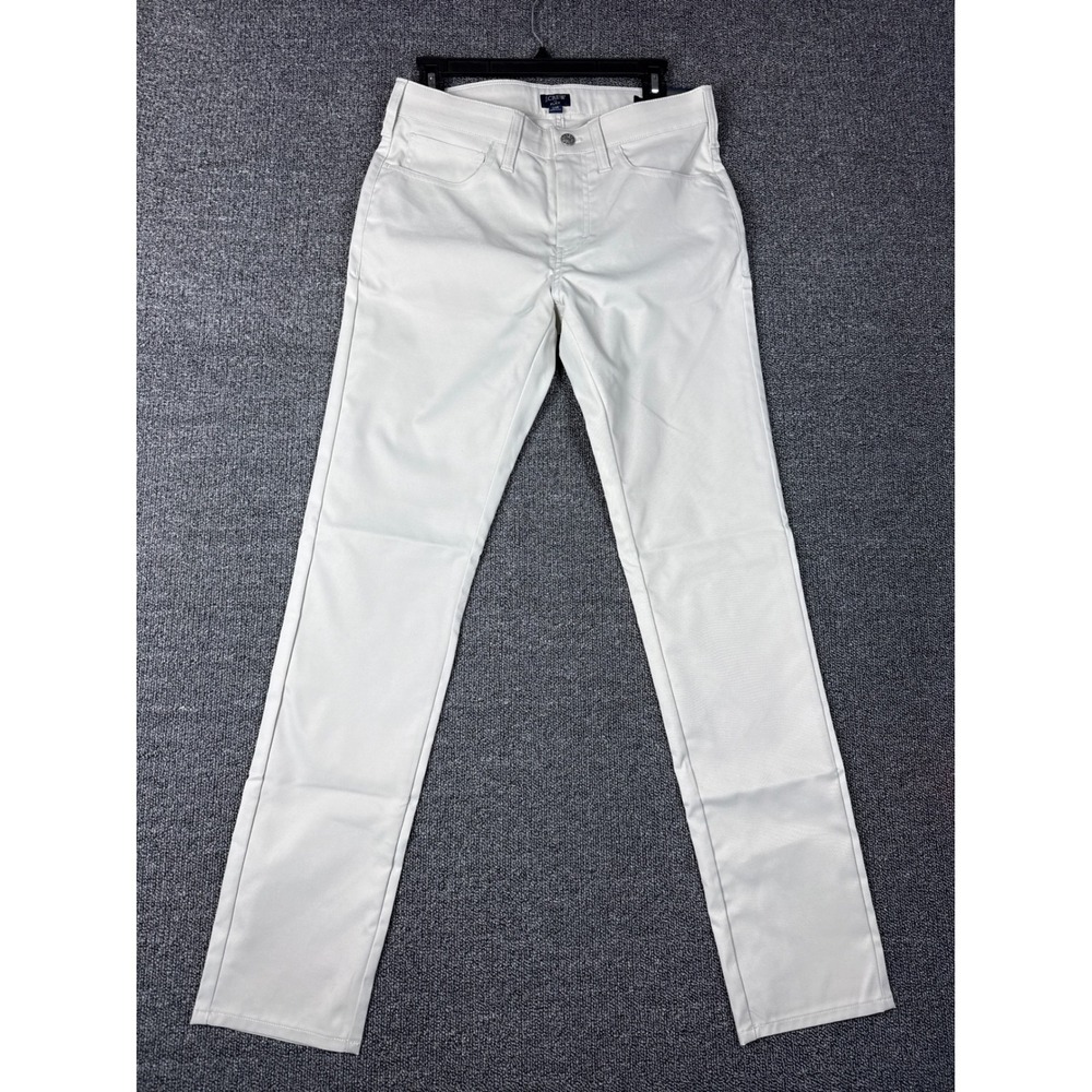 J.Crew Mens Slim Five-Pocket Tech‎ Pant Stone Flex Stretch CB249 29x32 New